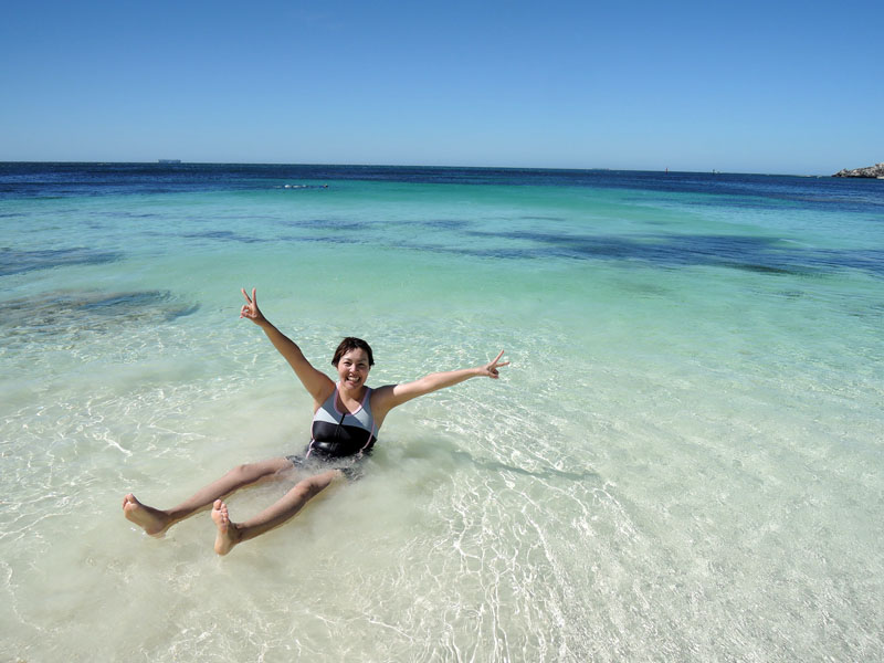 Akichan at Parakeet bay.